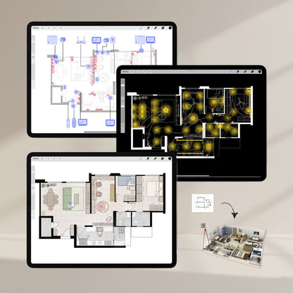Procreate Interior Design Professional bundle Over 4,500+ Assets